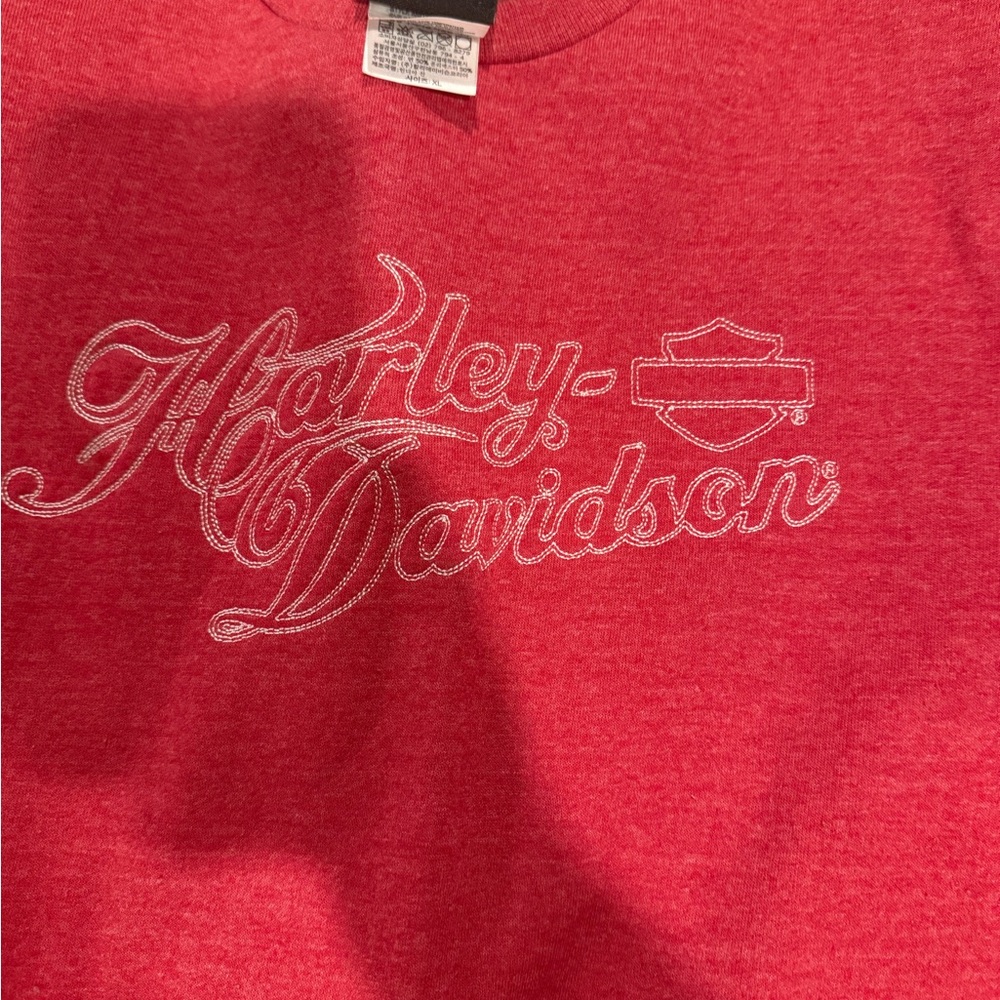 Harley-Davidson Red Logo Tee